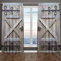 Waterproof Vintage Door Curtains with Timeless Appeal-2