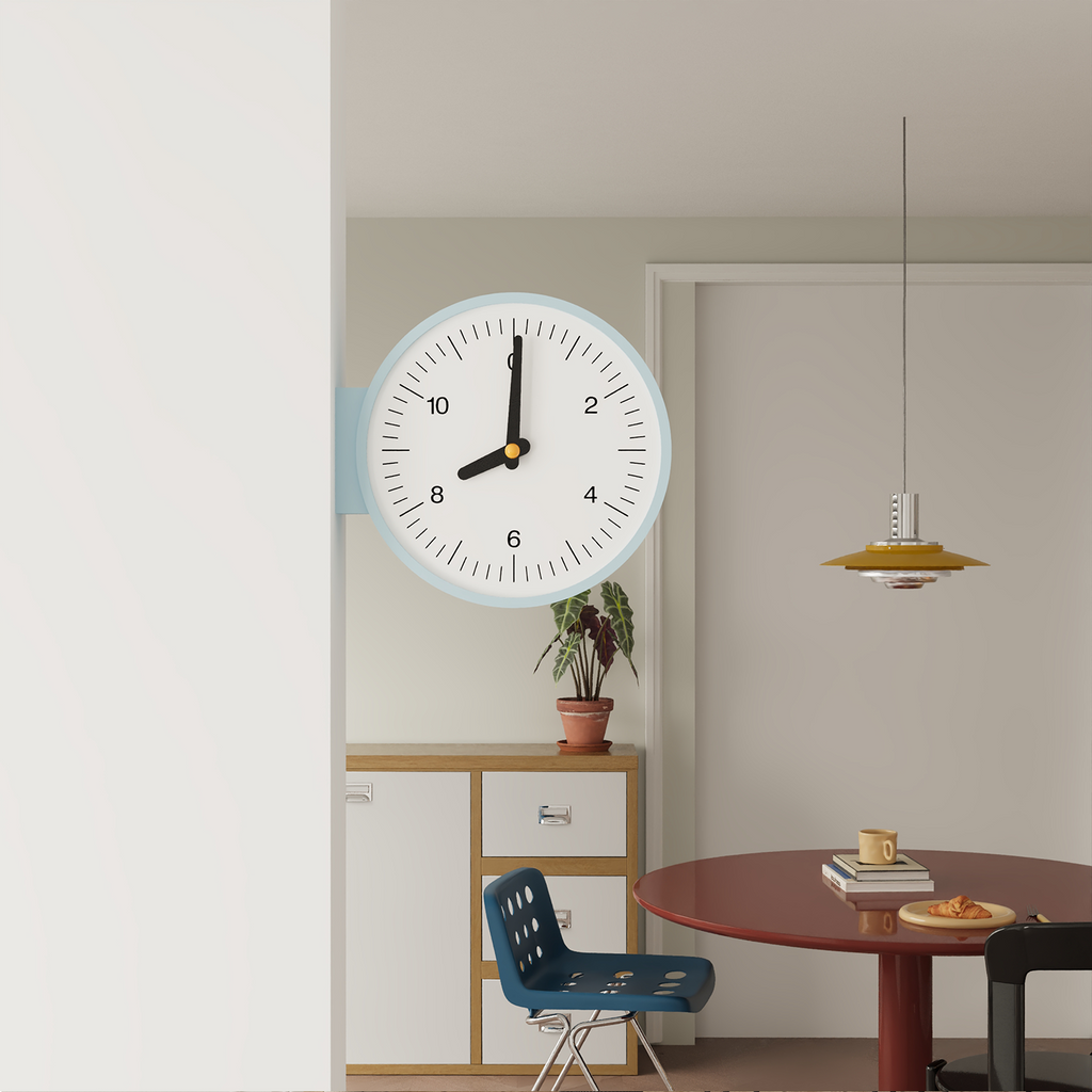 Minimalism Double-Sided Clock-0