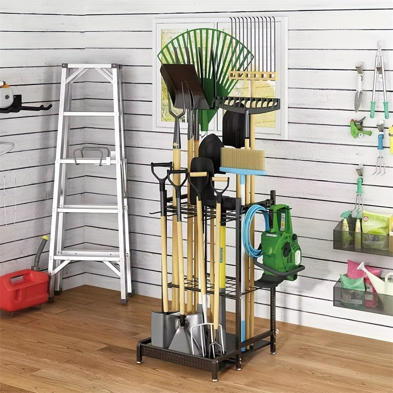 Garden Tool Storage Rack Rustproof Organizer-2