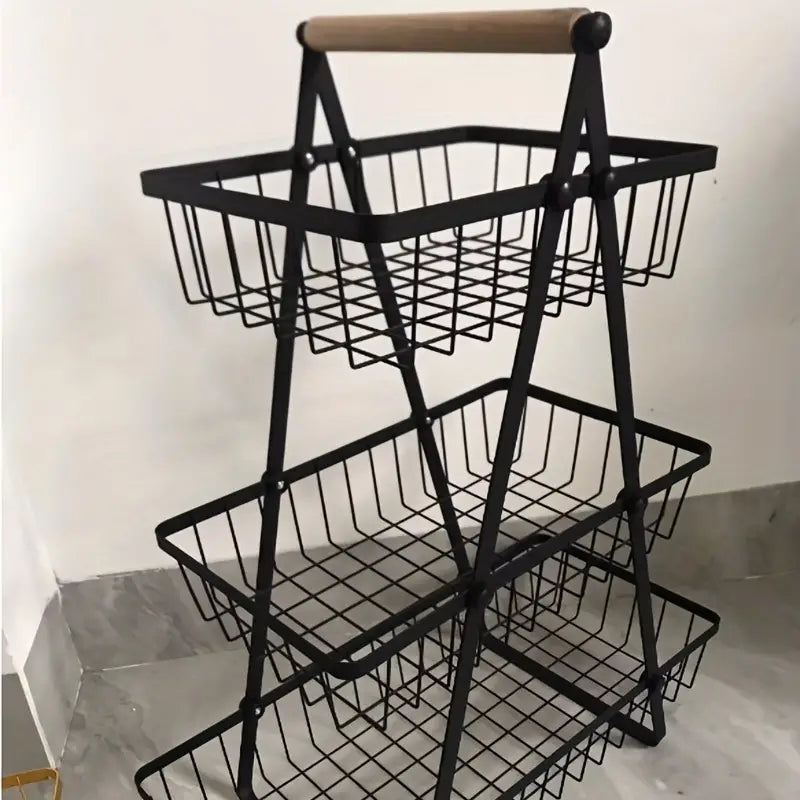 Foldable Harvest Time Fruit Basket-2