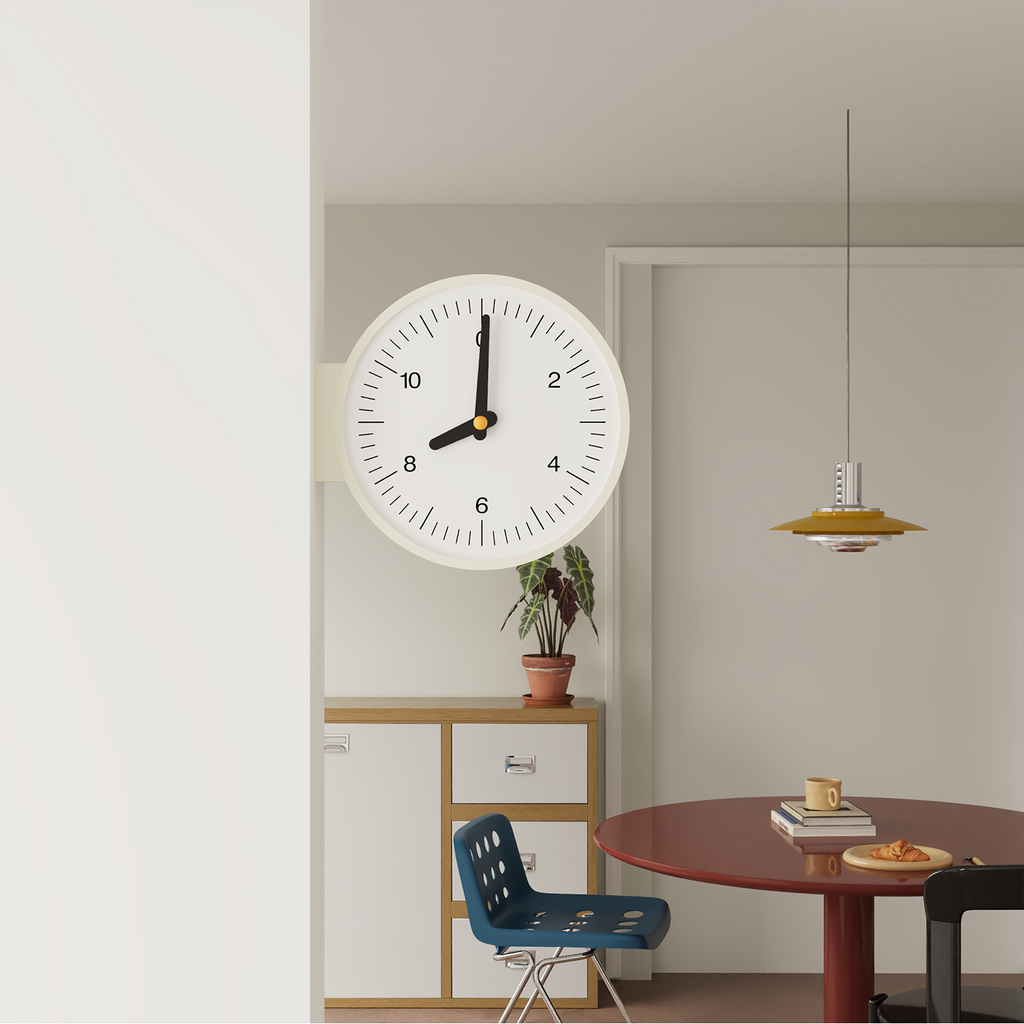 Minimalism Double-Sided Clock-2