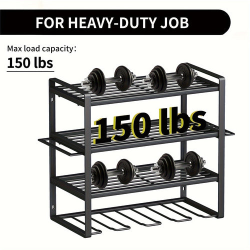4-Layer Wall Mount Drill Holder Rack Organizer-1