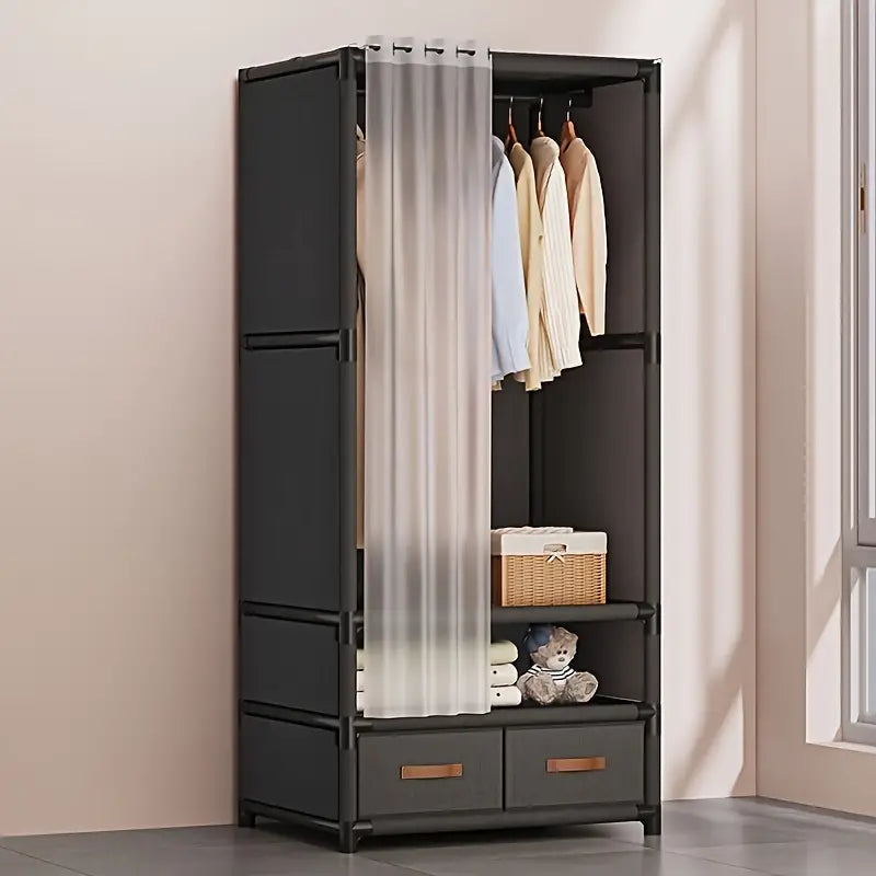 Foldable Drawers and Wardrobe Storage Cabinet - 2 Drawers-2