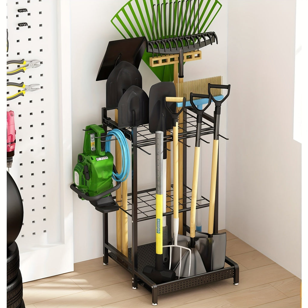 Garden Tool Storage Rack Rustproof Organizer-1