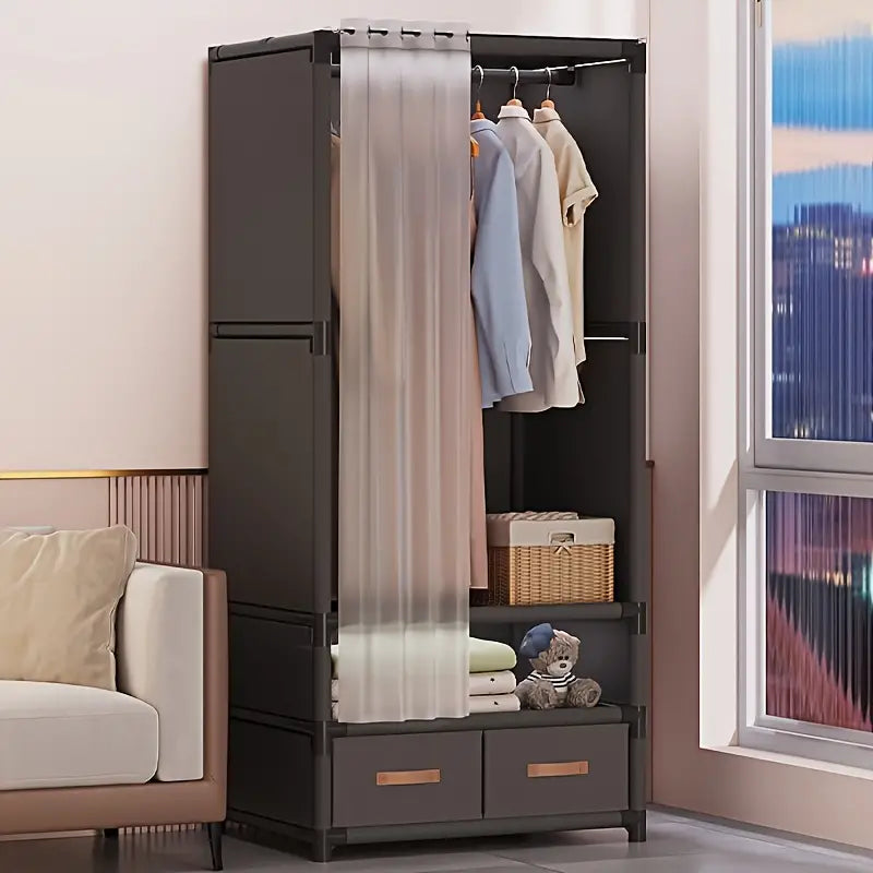 Foldable Drawers and Wardrobe Storage Cabinet - 2 Drawers-3