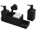 Double Soap Dispenser Set with Sponge Holder-0