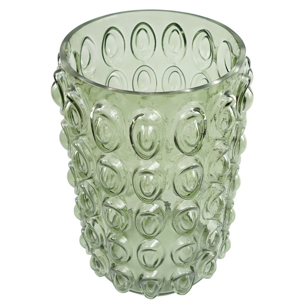 Glass Vase Green Retro Bubble Vase 30cm-2