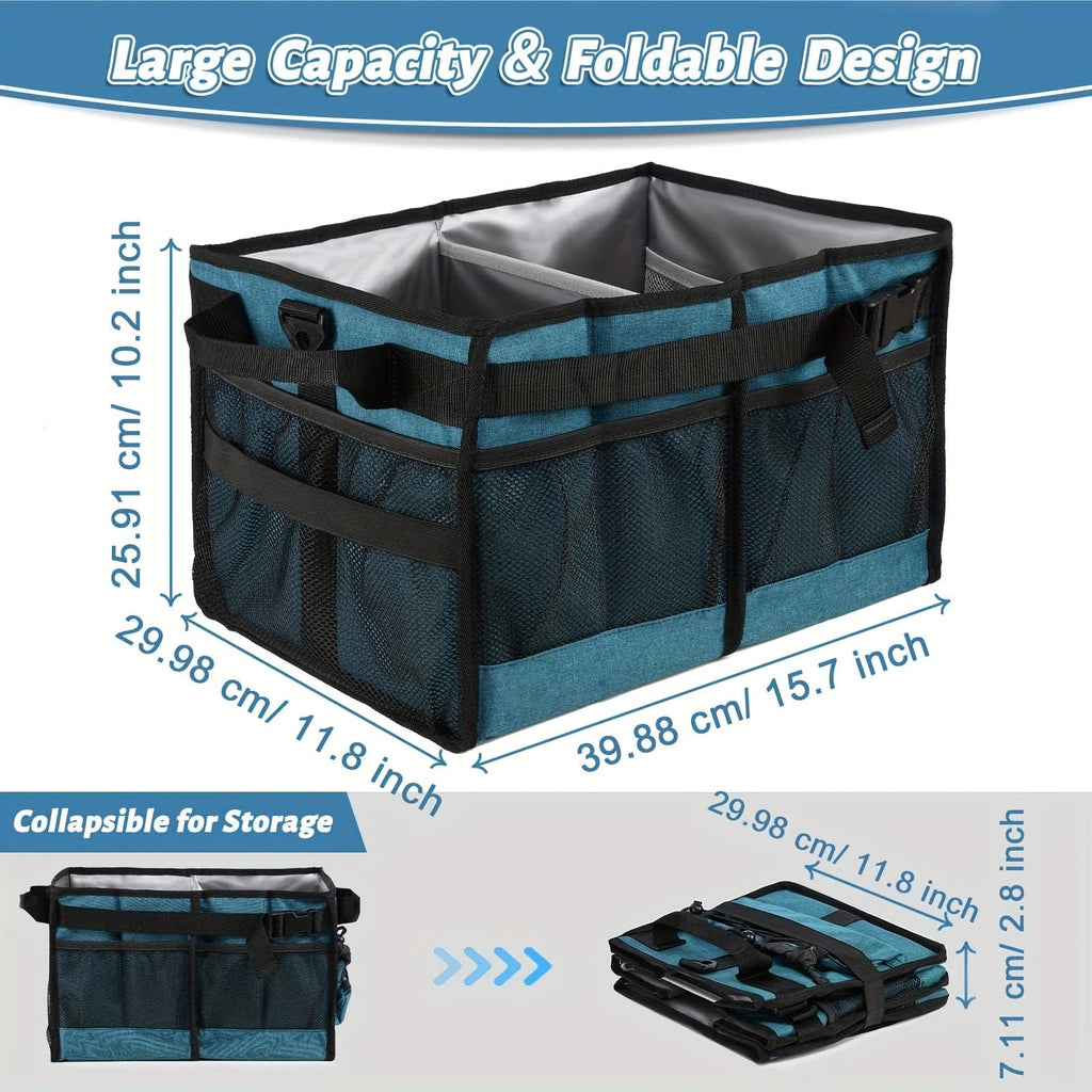 BBQ Grill Caddy with Paper Towel & Condiment Pocket-2