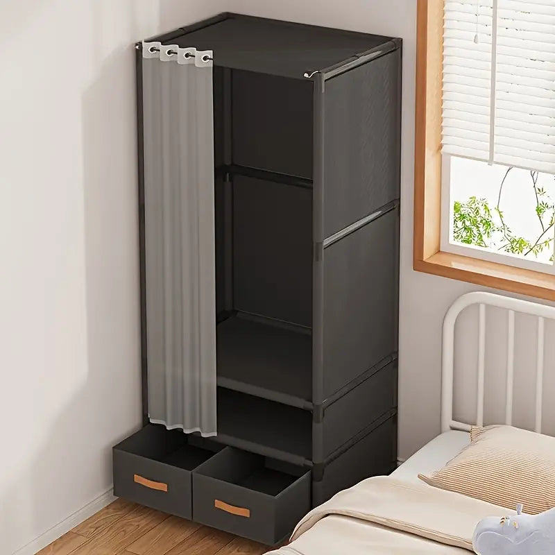 Foldable Drawers and Wardrobe Storage Cabinet - 2 Drawers-1