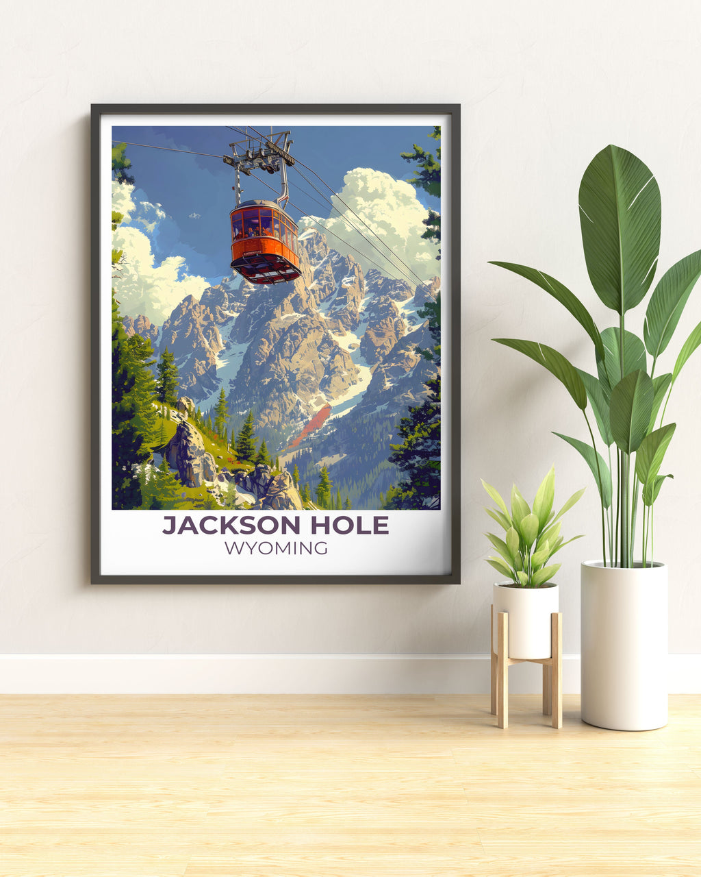 Jackson Hole Wall Art - Tram Tower Wall Art - Wyoming Prints-3