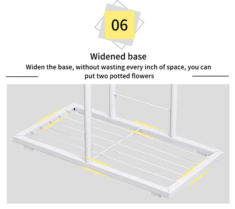 3-Tier Iron Plant Stand for Indoor and Outdoor Use-3