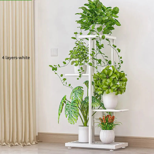 3-Tier Iron Plant Stand for Indoor and Outdoor Use-0