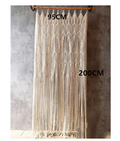 Boho Bliss: Hand-Woven Cotton Door Curtain Tapestry for Artistic Decor-3