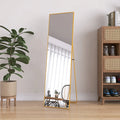 Full Length Mirror,Standing Mirror with Black Frame, Large Wall Mirror for Standing, Leaning or Hanging