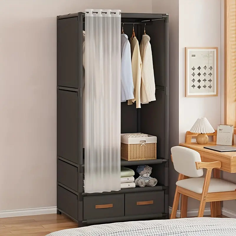 Foldable Drawers and Wardrobe Storage Cabinet - 2 Drawers-4