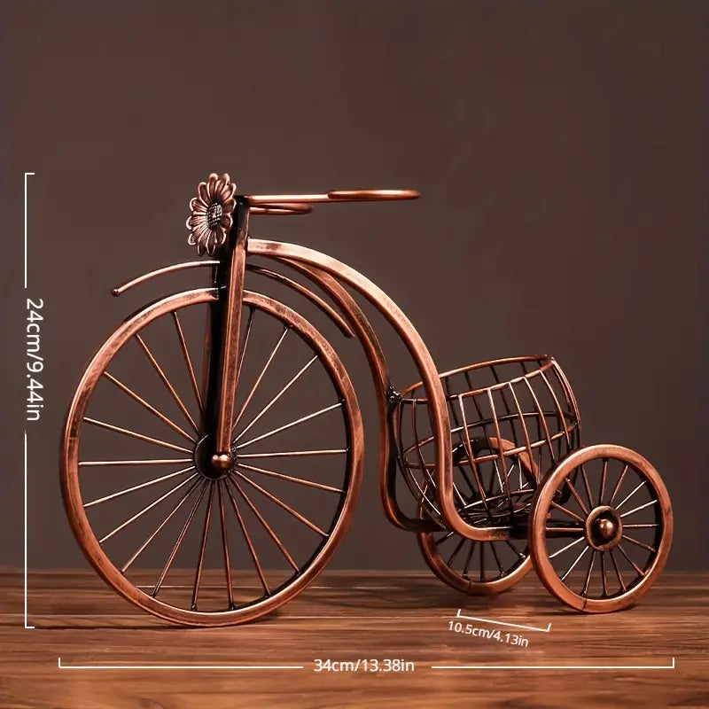 European-Style Vintage Carriage Wine Rack-2