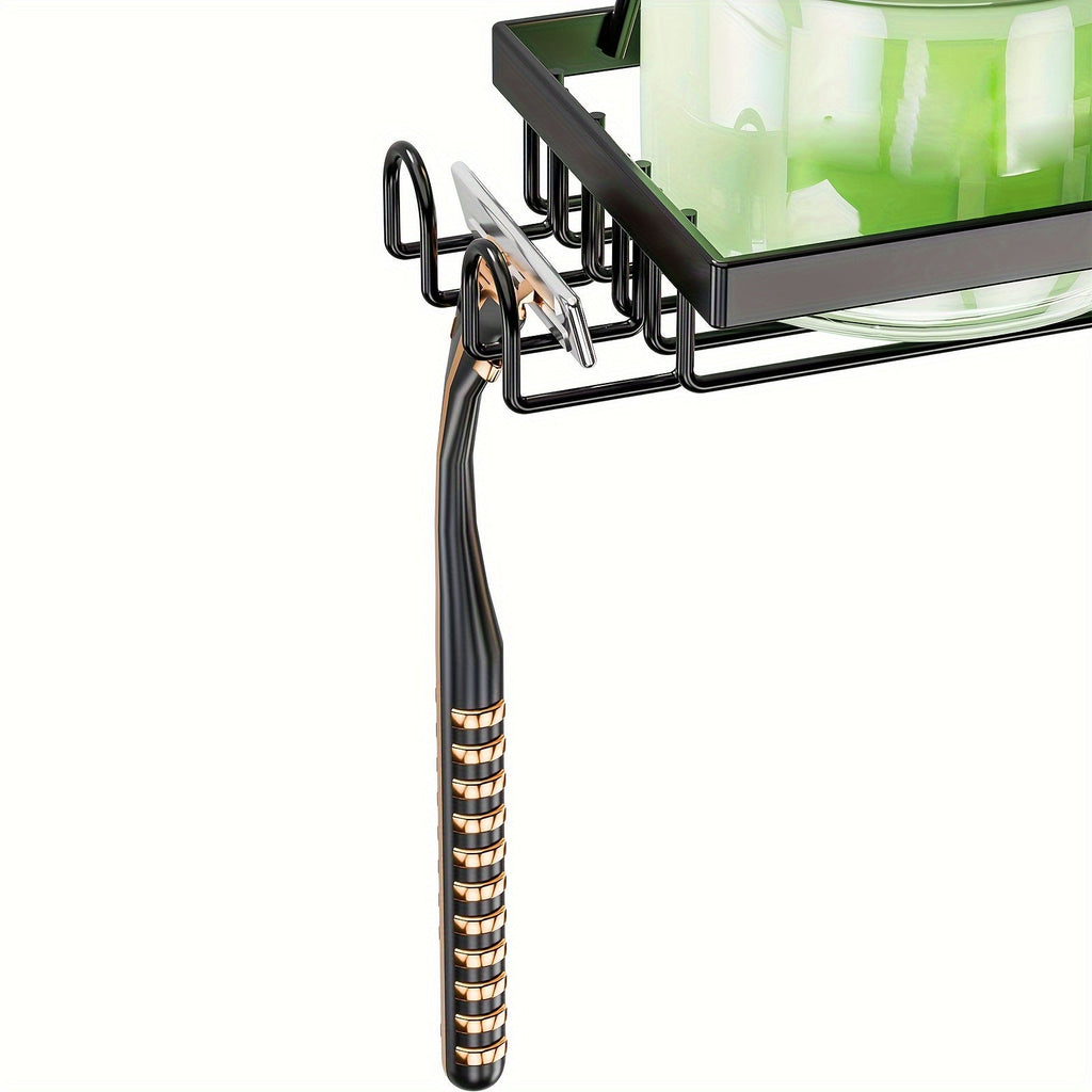 3-Tier Over-the-Door Rustproof Bathroom Shower Caddy-2