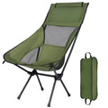 Folding Camping Chair Lightweight High Back Seat-0