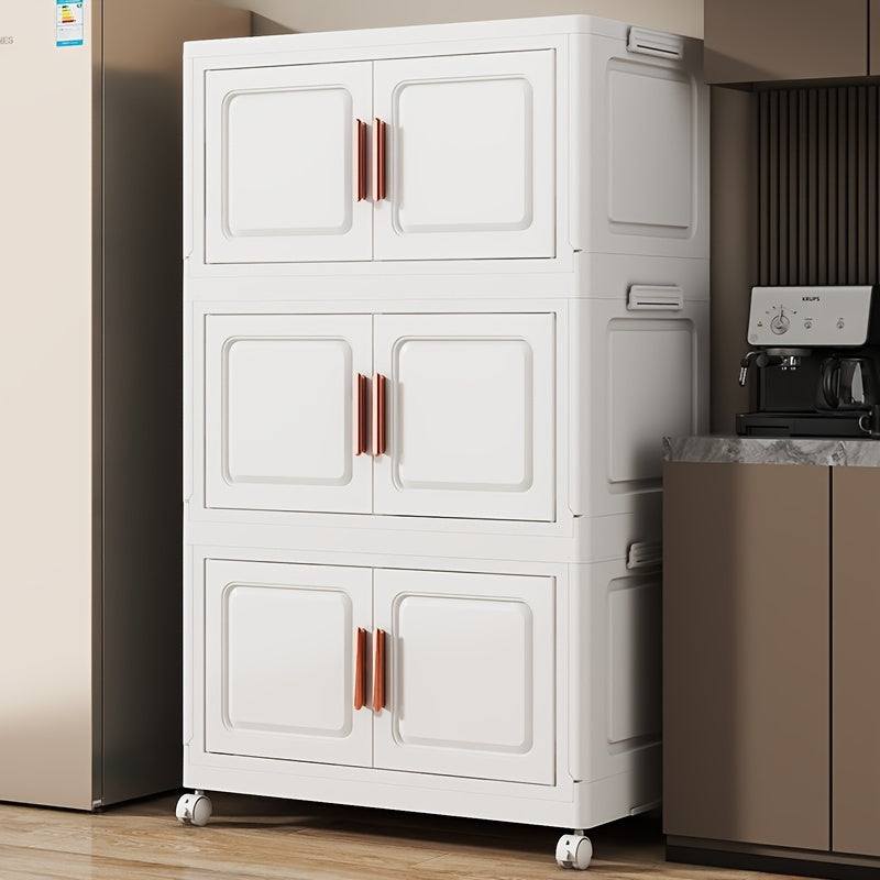 Transparent Storage Cabinet Magnetic Doors-2