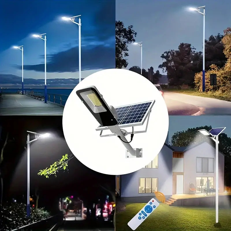 350LED Solar Street Light - Powerful Outdoor Illumination-3