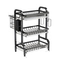 Dish Rack with Utensil & Board Holder (3-Tier)-0