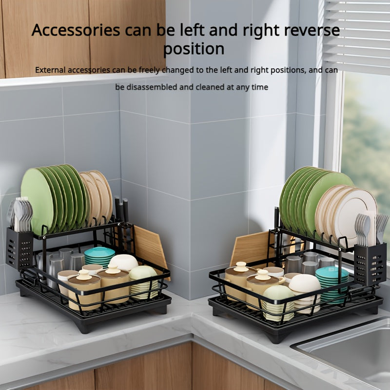 Double-Layer Kitchen Sink Drain Rack-4