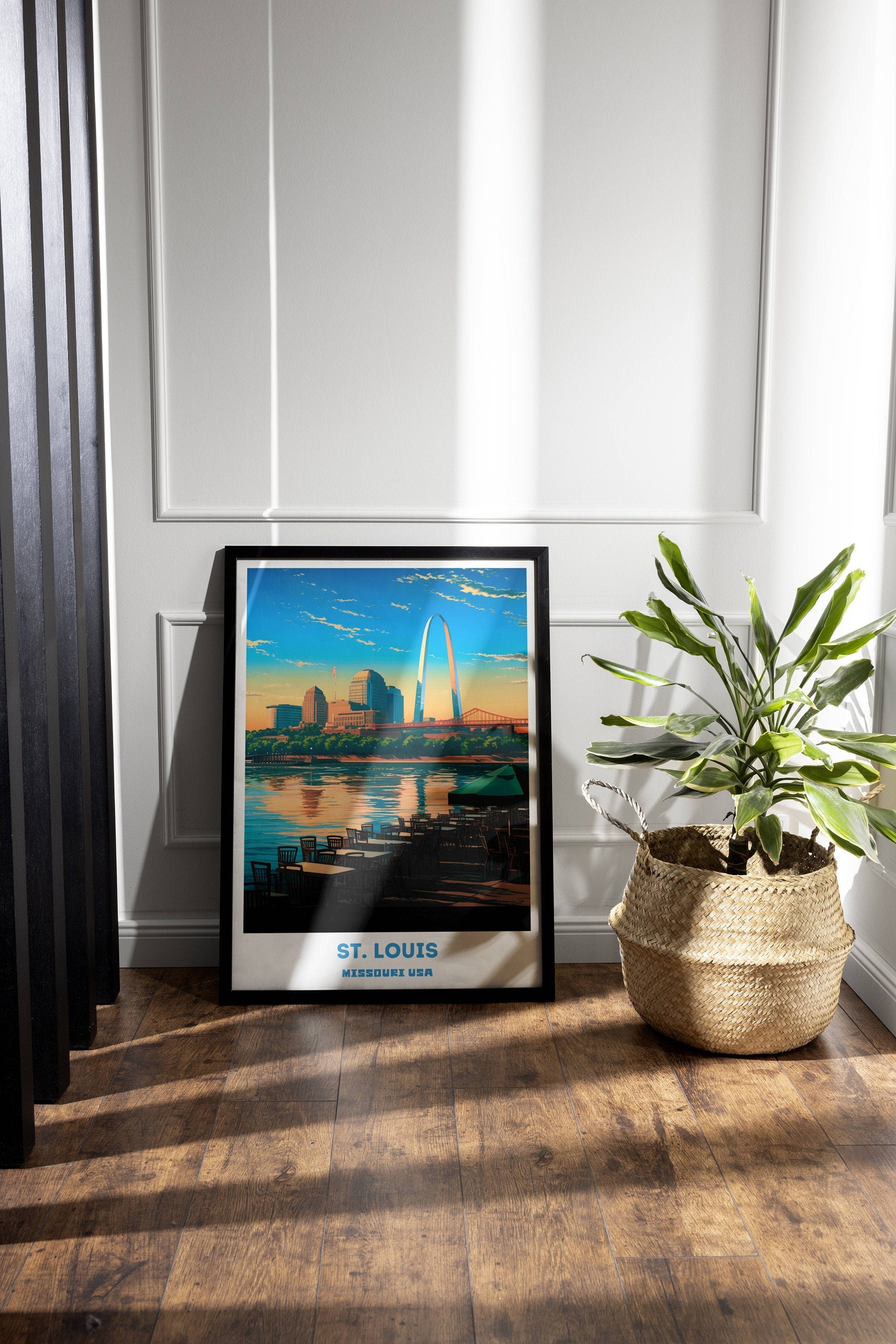 St. Louis Wall Art Print -St. Louis Cityscape Art - St. Louis Wall Art Decor-4