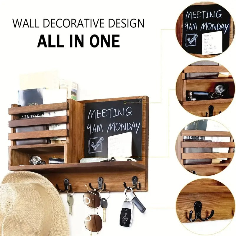 Wooden Key Holder Wall Mount-2